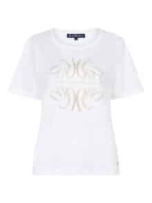Red Button T-shirt Tee Temmy - Butter Yellow
