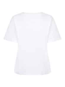 Red Button T-shirt Tee Temmy - Butter Yellow1