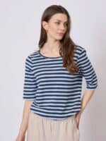 Red & Green T-shirt Hedy - Light Blue2