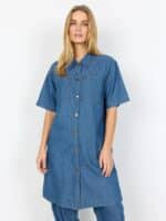 SoyaConcept Denim Kjole Caisho - Blue Denim4