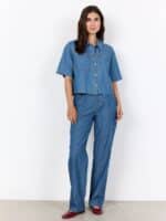 SoyaConcept Denim Skjorte Caisho - Blue Denim3
