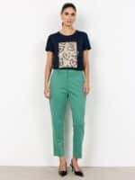 SoyaConcept T-Shirt Rina - Navy-Sand3