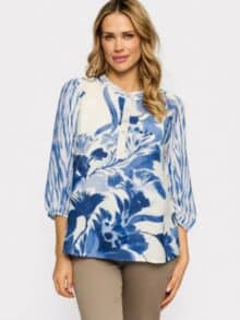 2-Biz Bluse Java - Blå