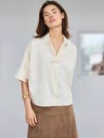 BTF Bluse Bamboo - Crem1