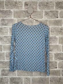 Cabana Living Bluse Dot Cash - Blå