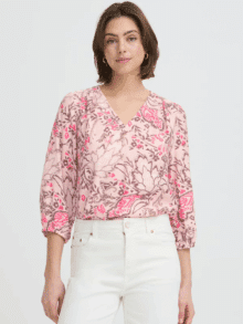 Fransa Bluse Frariana 20615424 - Farve fem bouquet 1