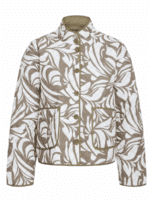 Fransa jakke Frclaudine 20617085 Floral blomsterprint overgangsjakke dame let og feminin