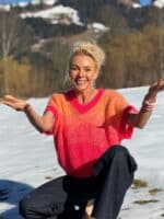 Lene Beier Strik Æble - Rasberry Pink