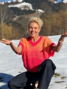 Lene Beier Strik Æble - Rasberry Pink