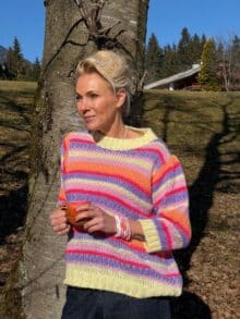Lene Beier Strik Blomst - Multi Color
