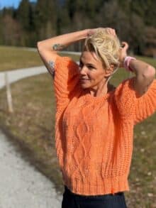 Lene Beier Strik Tulipan - Soft Peach