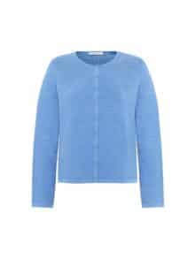 Mansted Strikcardigan Weiss - Dark Sky