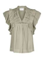 Neo Noir Bluse Jayla - Smoke Green
