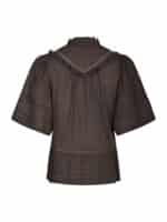 Neo Noir Evienne S Voile Top - Dark Brown1