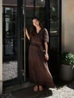Neo Noir Evienne S Voile Top - Dark Brown5