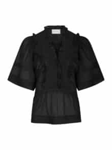 Neo Noir Evienne S Voile Top - Sort