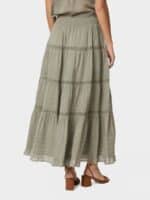 Neo Noir Nederdel Felicia - Olive Green3