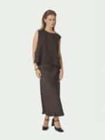 Neo Noir top Svetlana - Dark Brown4