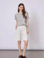 Red & Green T-Shirt Celina - Blue Pattern3