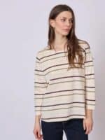 Red & Green T-Shirt Croco - Rose Stripe2
