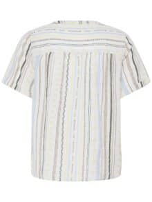 Fransa Bluse Frrobbi - Cream Blue1