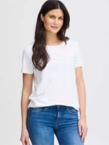 Fransa T-Shirt Frzashoulder - Hvid