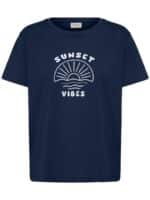 Fransa Zelda T-shirt - Navy