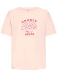 Fransa Zelda T-shirt - Sunset Lotus