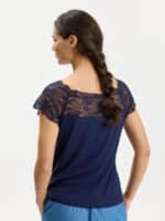 In Front Yvonne Top - Dark Blue1