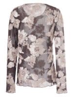 One Two Luxzuz Bluse Florana - Chokolade2