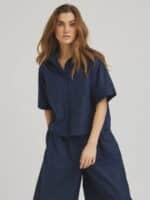 One Two Luxzuz Skjorte Elene - Navy2