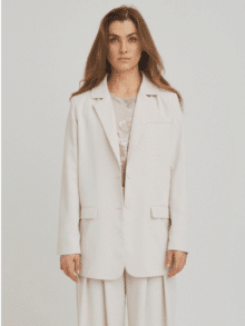 One Two luxzuz blazer sussan 6677 - Farve White sand 1