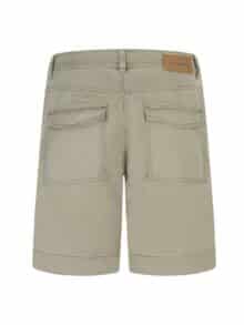 Red Button Shorts Sara - Khaki1