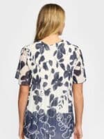 2-Biz Bluse Alba - Navy Flower1