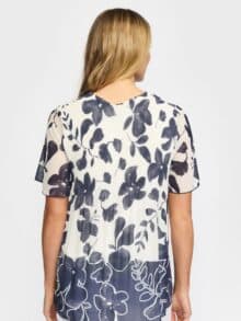 2-Biz Bluse Alba - Navy Flower1