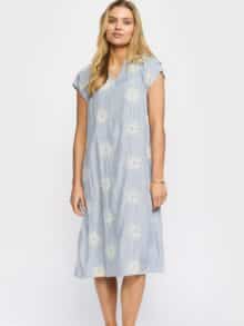 2-Biz Kjole Cleo - Blue Stripe