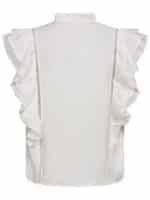 Co´Couture Bluse Callum Lace - Hvid1