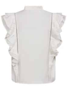 Co´Couture Bluse Callum Lace - Hvid1