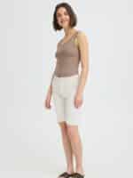 Fransa Shorts Frena - Beige2