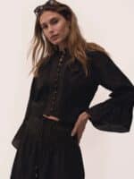 Gossia Bluse Corinn - Black Mix2
