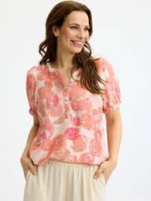 In Front Bluse Emily - Coral