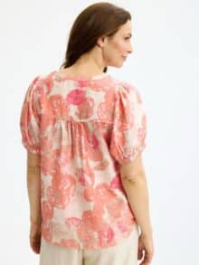 In Front Bluse Emily - Coral1