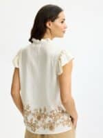 In Front Bluse June - Off-white1