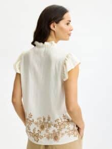 In Front Bluse June - Off-white1