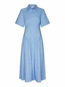 Noe Noir Kjole Baia Stripe - Light Blue