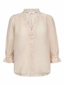 Co´Couture Avi Lace Bluse - Mink