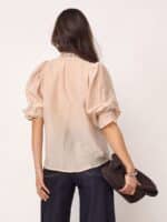 Co´Couture Avi Lace Bluse - Mink3