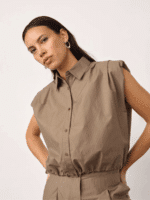 Co Couture vest ophellia - Farve Mink 1