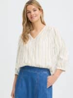 Fransa Bluse Frariana - Tobacco2