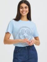 Fransa T-Shirts Frzary - Ice Water2